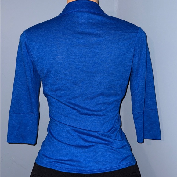 Candie's Royal Blue Button-Up Blouse - Size Small - Picture 3 of 4